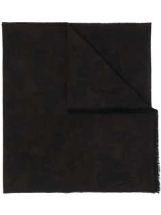 Z Zegna camouflage knitted scarf