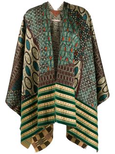 Ermanno Gallamini patterned cape