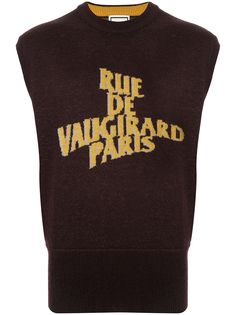 Wooyoungmi Rue de Vaugirard Paris knitted vest