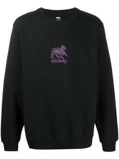 Stussy embroidered logo sweatshirt