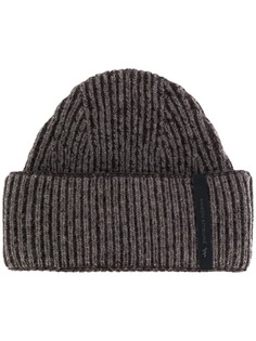 Maison Kitsuné mottled knit beanie