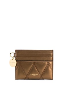 Givenchy diamond quilted card case