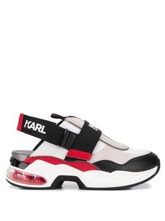 Karl Lagerfeld кроссовки на массивной подошве с ремешком на пятке