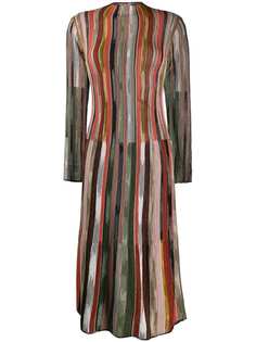 M Missoni contrast stripe knit dress
