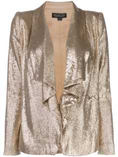 Rachel Zoe draped sequin blazer