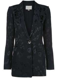 Alexis fitted printed blazer