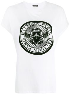Balmain футболка с принтом