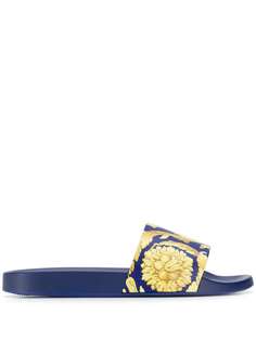 Versace шлепанцы с барочным узором