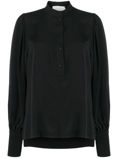 8pm расклешенная блузка с длинными рукавами