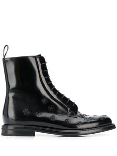 Churchs flower appliqué ankle boots