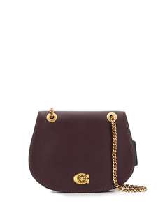 Coach двухцветная сумка через плечо