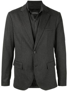 Emporio Armani многослойный пиджак на молнии