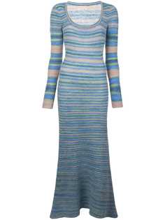 Jacquemus трикотажное платье макси La Robe Perou