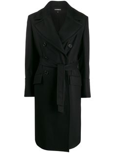 Ann Demeulemeester двубортное пальто