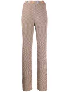 Missoni трикотажные расклешенные брюки с эффектом металлик