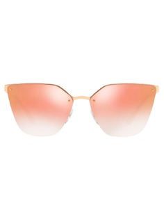 Prada Eyewear солнцезащитные очки PR68TS в оправе кошачий глаз