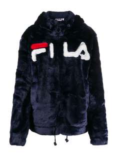 Fila шуба из искусственного меха с логотипом