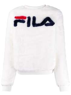 Fila толстовка из искусственного меха с логотипом