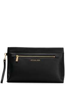Michael Michael Kors клатч Jet Set с металлическим логотипом