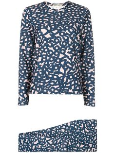 Comme Des Garçons комплект из футболки и легинсов с принтом
