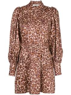 Zimmermann leopard shirt dress