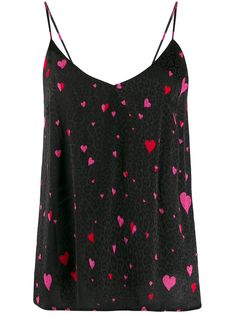 Racil leopard heart print vest