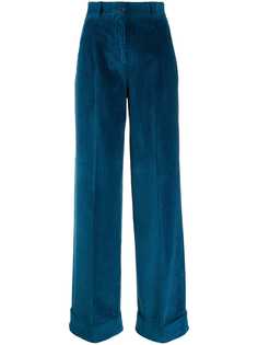 Pt01 high waisted corduroy trousers
