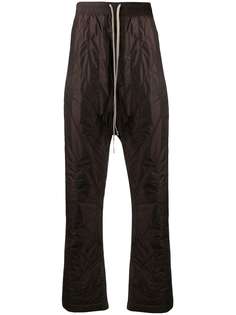 Rick Owens DRKSHDW drawstring quilted effect trousers