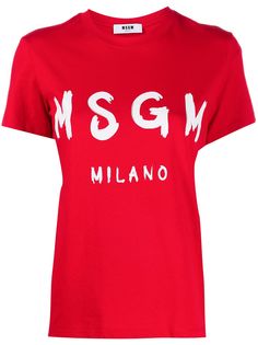 MSGM футболка с логотипом