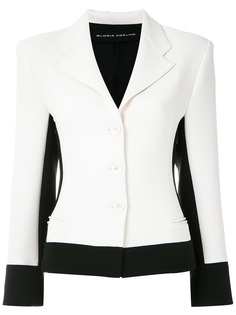 Gloria Coelho bicolor slim fit blazer