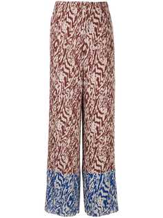 Solace London Nevya animal print trousers
