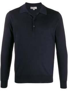 Canali long sleeve polo shirt