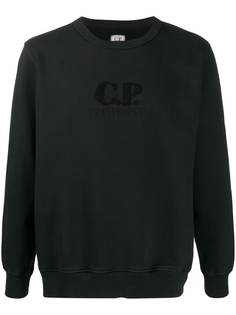 CP Company jersey logo sweatshirt