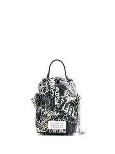 Maison Margiela graphic print bucket bag