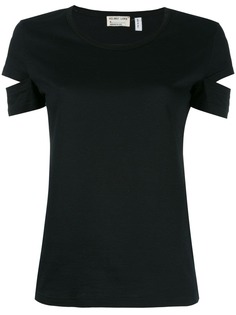 Helmut Lang Pre-Owned футболка с прорезями на рукавах