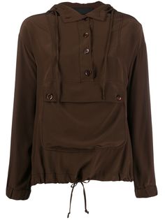 Erika Cavallini drawstring anorak jacket