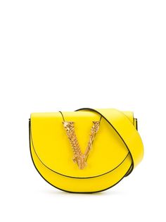 Versace V-embellished belt bag