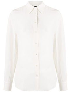 Rochas pointed collar tailored shirt