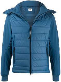 CP Company contrast sleeve padded jacket
