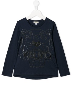 Kenzo Kids футболка Tiger с длинными рукавами