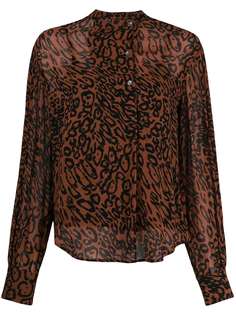 Calvin Klein рубашка с леопардовым принтом