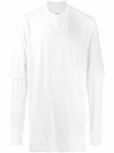 Rick Owens DRKSHDW длинная многослойная футболка