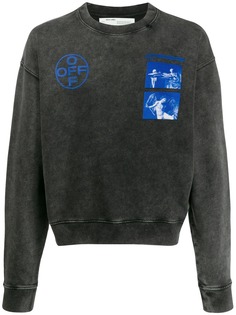 Off-White свитер с принтом