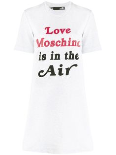 Love Moschino платье-футболка с логотипом