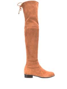 Stuart Weitzman ботфорты на низком каблуке