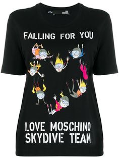 Love Moschino футболка с принтом