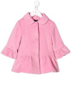 Monnalisa пальто с оборками