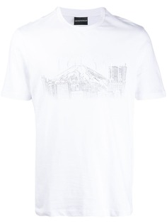 Emporio Armani футболка Tokyo Skyline