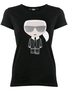 Karl Lagerfeld футболка с принтом Karl