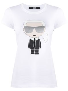 Karl Lagerfeld футболка с принтом Karl